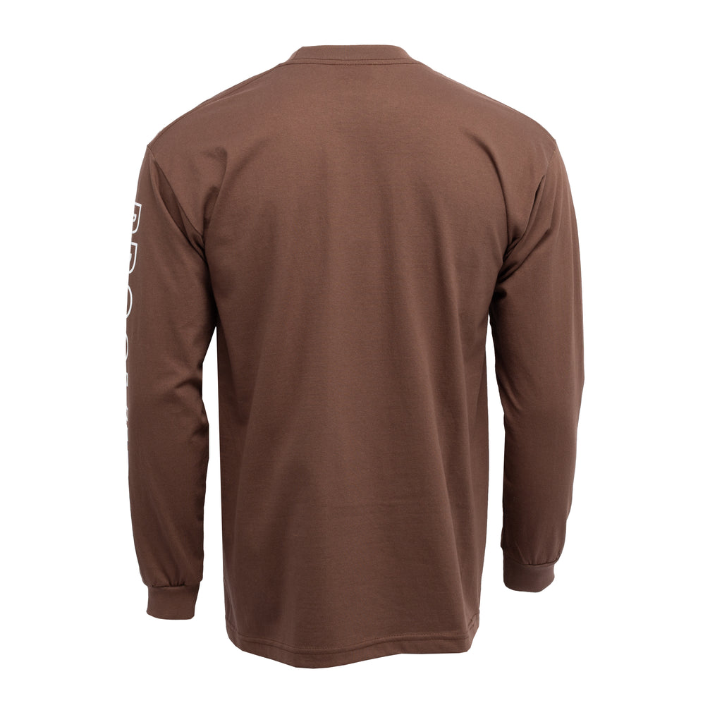 Embroidered Box Logo LS Tee - Mens