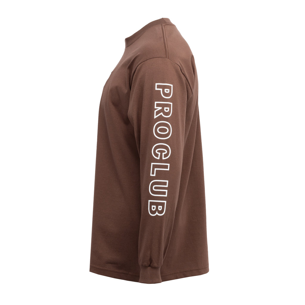 Embroidered Box Logo LS Tee - Mens