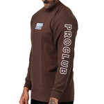 Embroidered Box Logo LS Tee - Mens