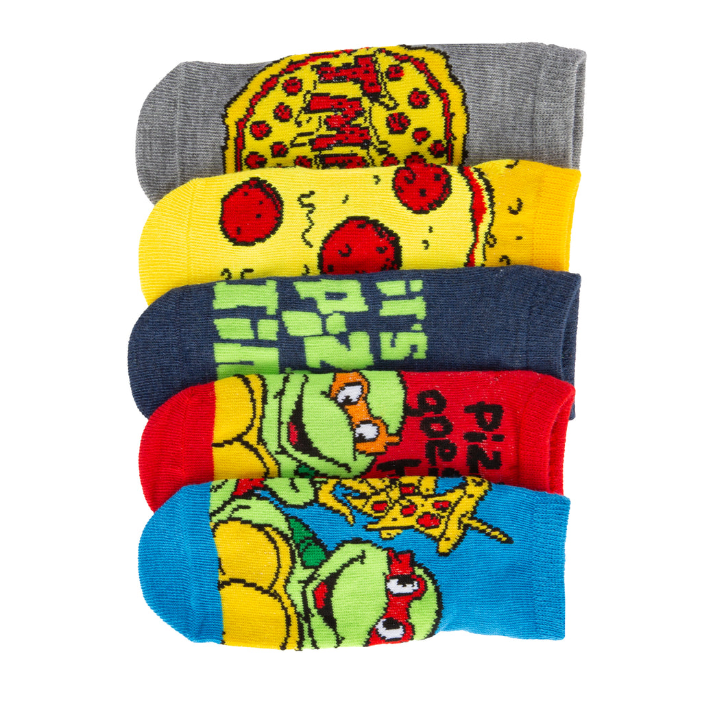 5 Pack Kids Retro TMNT Shorty