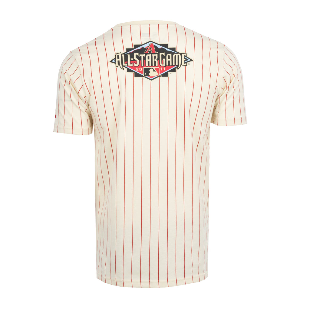 Camiseta de espalda de malla con rayas finas de los Diamondbacks - Hombres