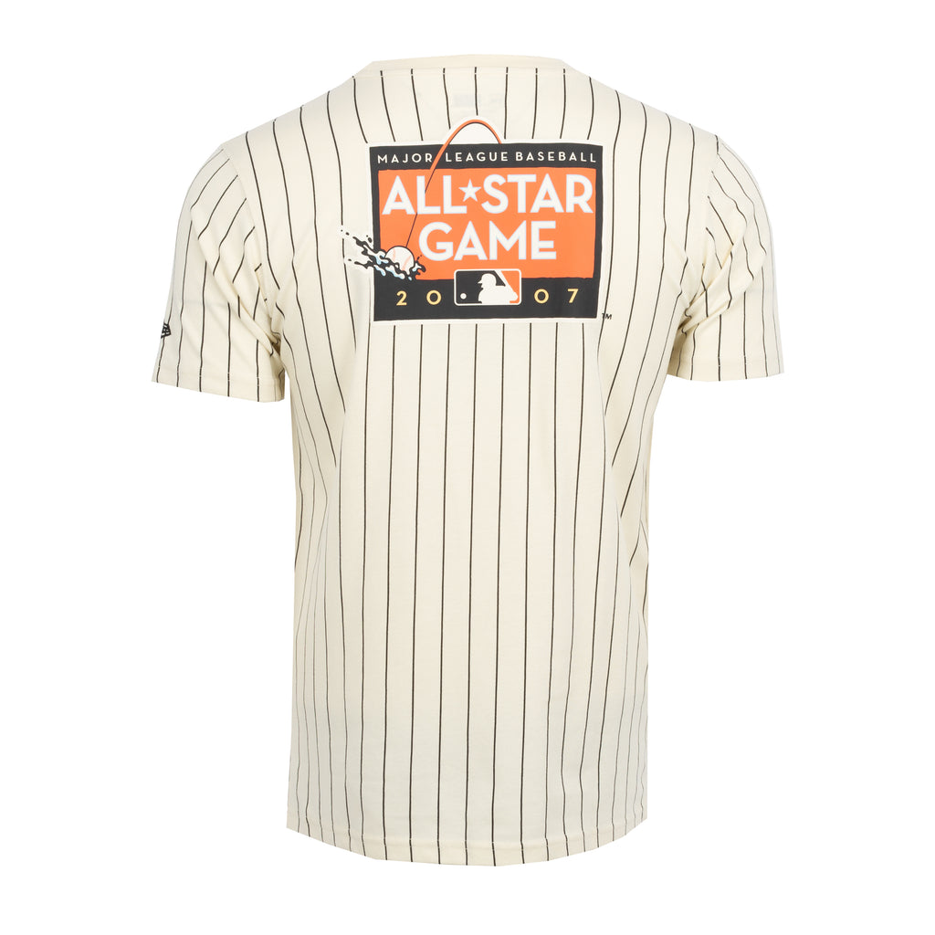 Camiseta con espalda de malla a rayas de los Giants - Hombres