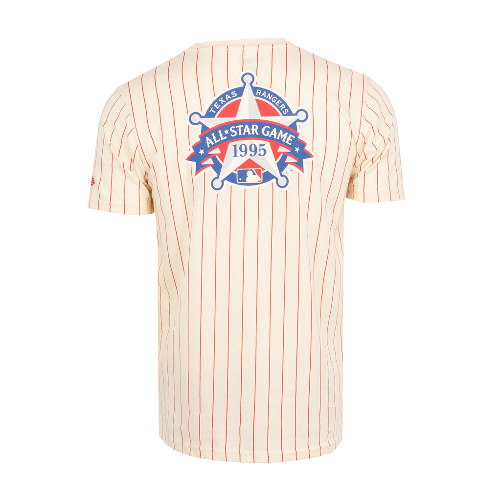 Rangers Pinstripe Mesh Back Tee - Mens