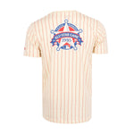 Rangers Pinstripe Mesh Back Tee - Mens