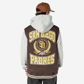 Padres Snap Front Fleece Jacket - Mens