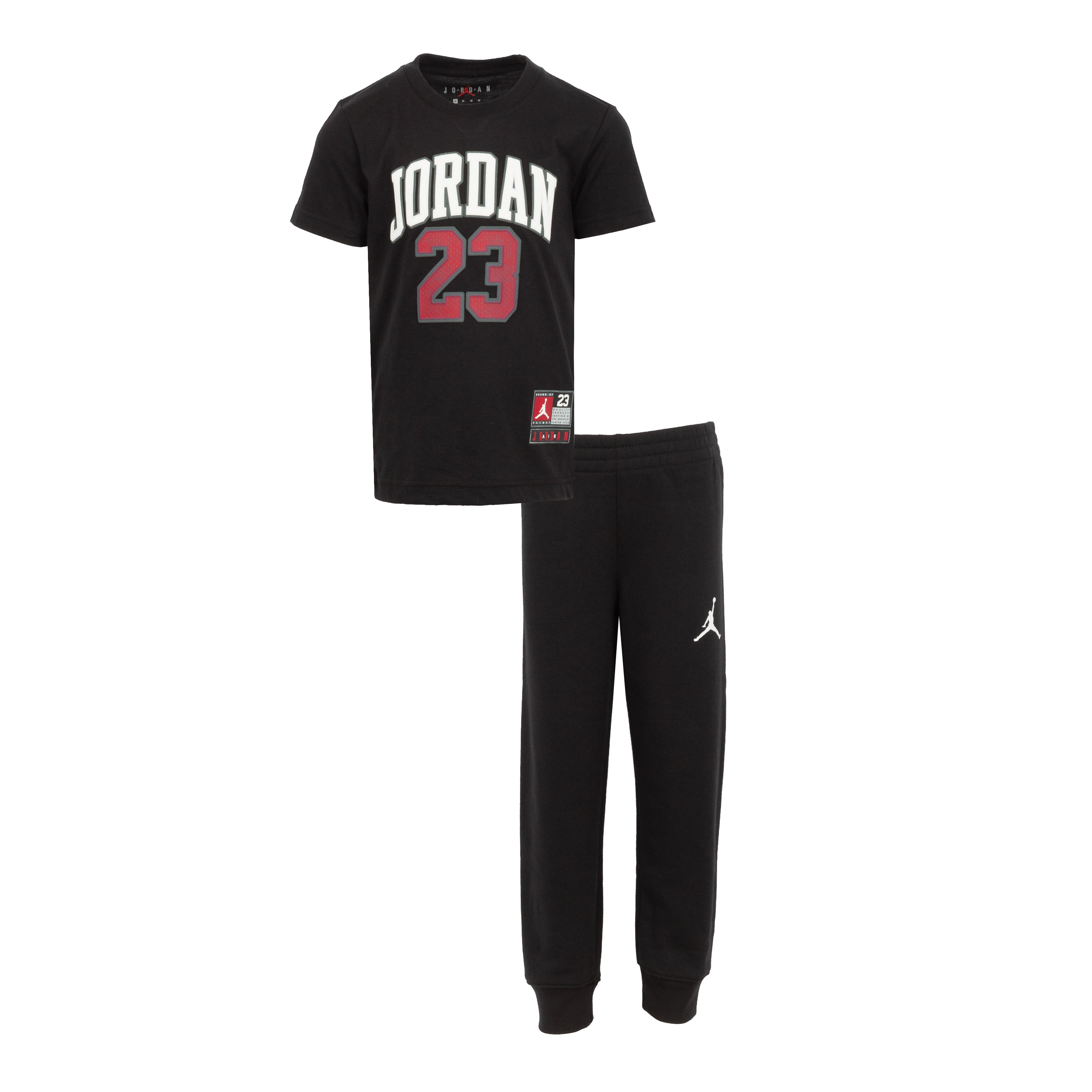 Jordan Jersey Pack Pant Set | Kids | Black/Black | ShopWSS