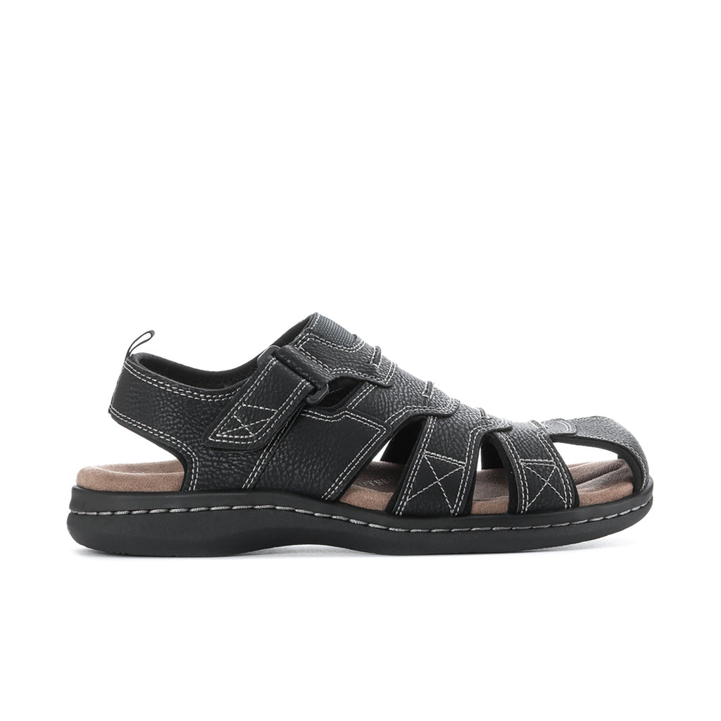 Dockers Searose Fisherman Sandals Men SZ 12 Black Strappy Casual Hook & Loop Amazon.com | Dockers Searose Fisherman Mens Sandals Outdoor  main image 4