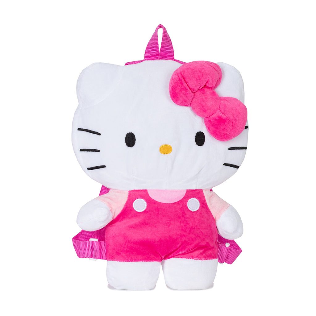 hello kitty hello kitty backpack with bows AI ACCESSORY INNOVATIONS Kawaii Backpack, 16 Allover Print 3D Iconic Bow soft plush material Sanrio Hello Kitty Red Bows
