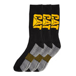 3 Pack Ticking Stripe Boot Sock