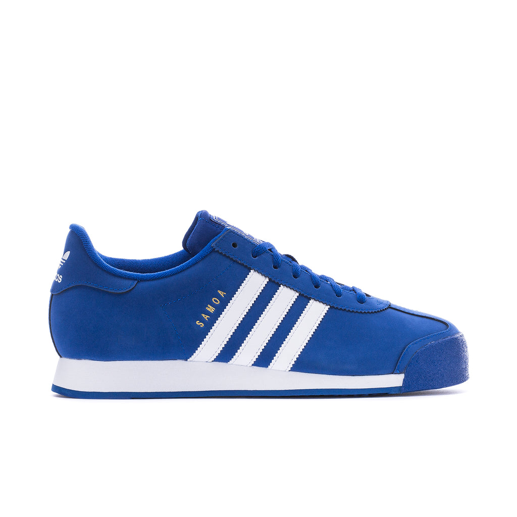 adidas Samoa Shoes - Men's - Royal Blue / Cloud White
