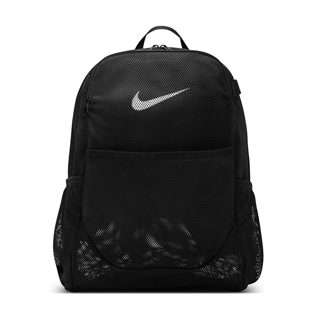 black nike mesh backpack nearby Amazon.com: Brasilia 9.0, Black/Black/White, One Size : Clothing, Shoes & Jewelry The Nike Brasilia mesh training backpack is a must Brasilia Mesh Backpack