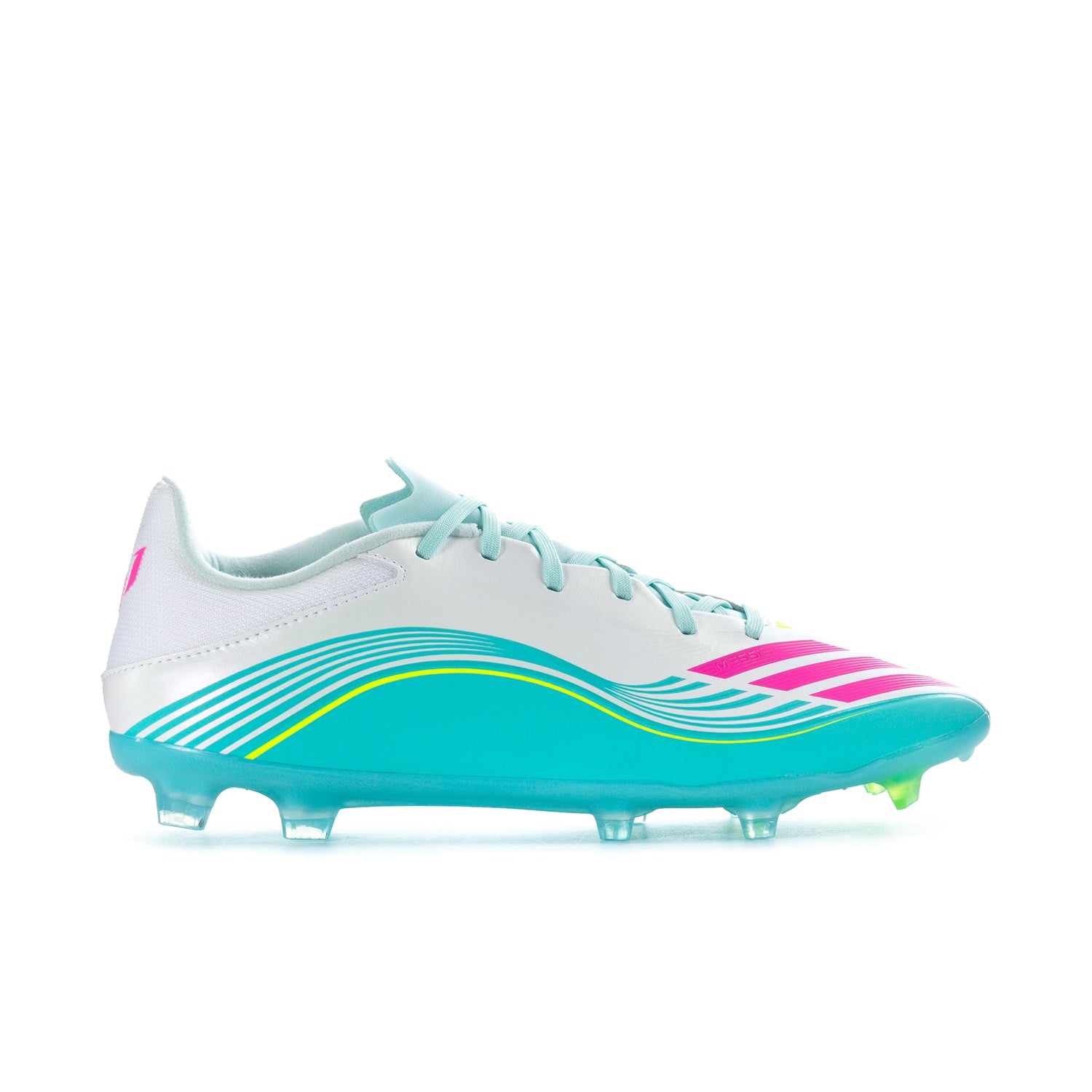 Adidas F50 League Low FG Messi | Men's | White/Lucid Pink/Flash