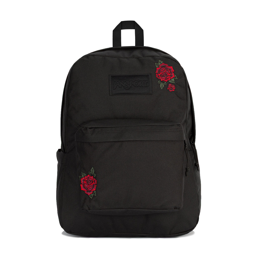 Jansport Superbreak Plus FX | Embroidered Budding Roses/Black
