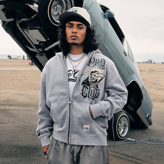 Mister Cartoon Clockwork FZ Hoodie-Mens