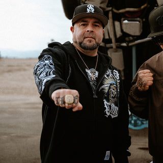 Mister Cartoon Clockwork FZ Hoodie-Mens