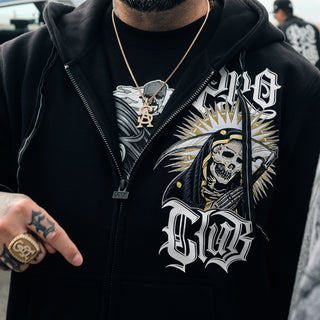 Mister Cartoon Clockwork FZ Hoodie-Mens