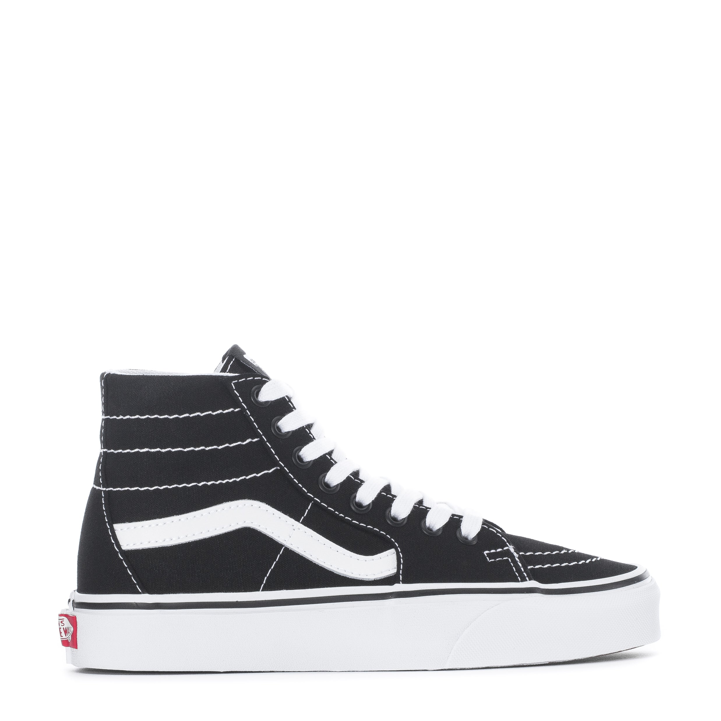 Vans Canvas Sk8 Hi Tapered Black True White Women s 5