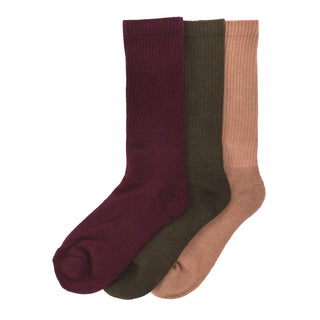 3 Pack Large Solid Crew