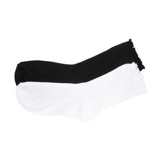 2 Pack Ruffle Ribbed Dress Sock