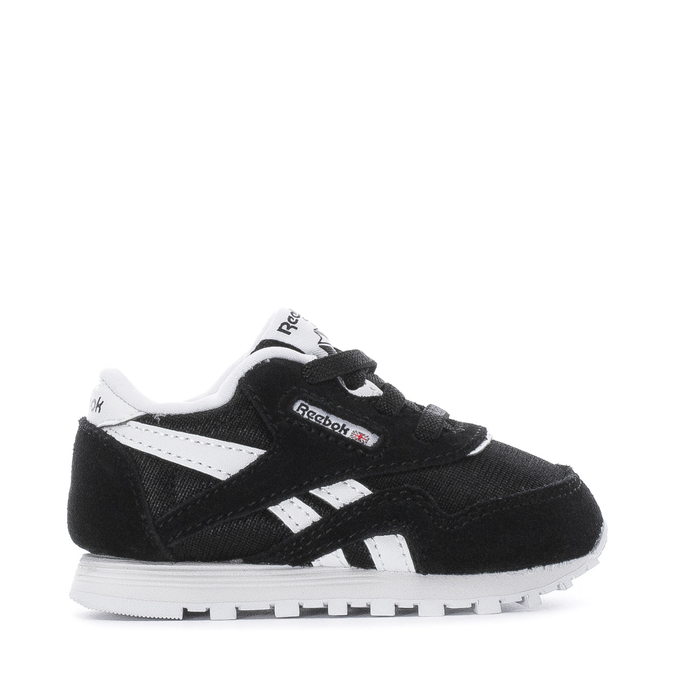 Reebok Classic Nylon Black White Toddler Boys Shoes Size 5