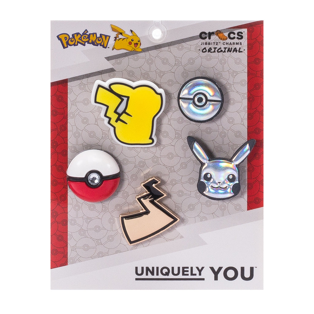 Paquete de 5 Pokémon elevados Jibbitz