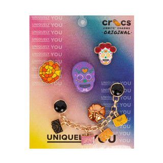 Dia De Los Muertos Mix 5 Pack Metal & Acrylic Jibbitz