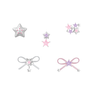 Stars and Bows 5 Pack Jibbitz