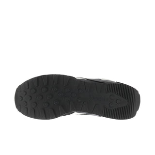 Women’s low-top sneakers outsole view with black rubber tread