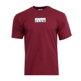 Camiseta gruesa con logo de caja bordada - Hombre