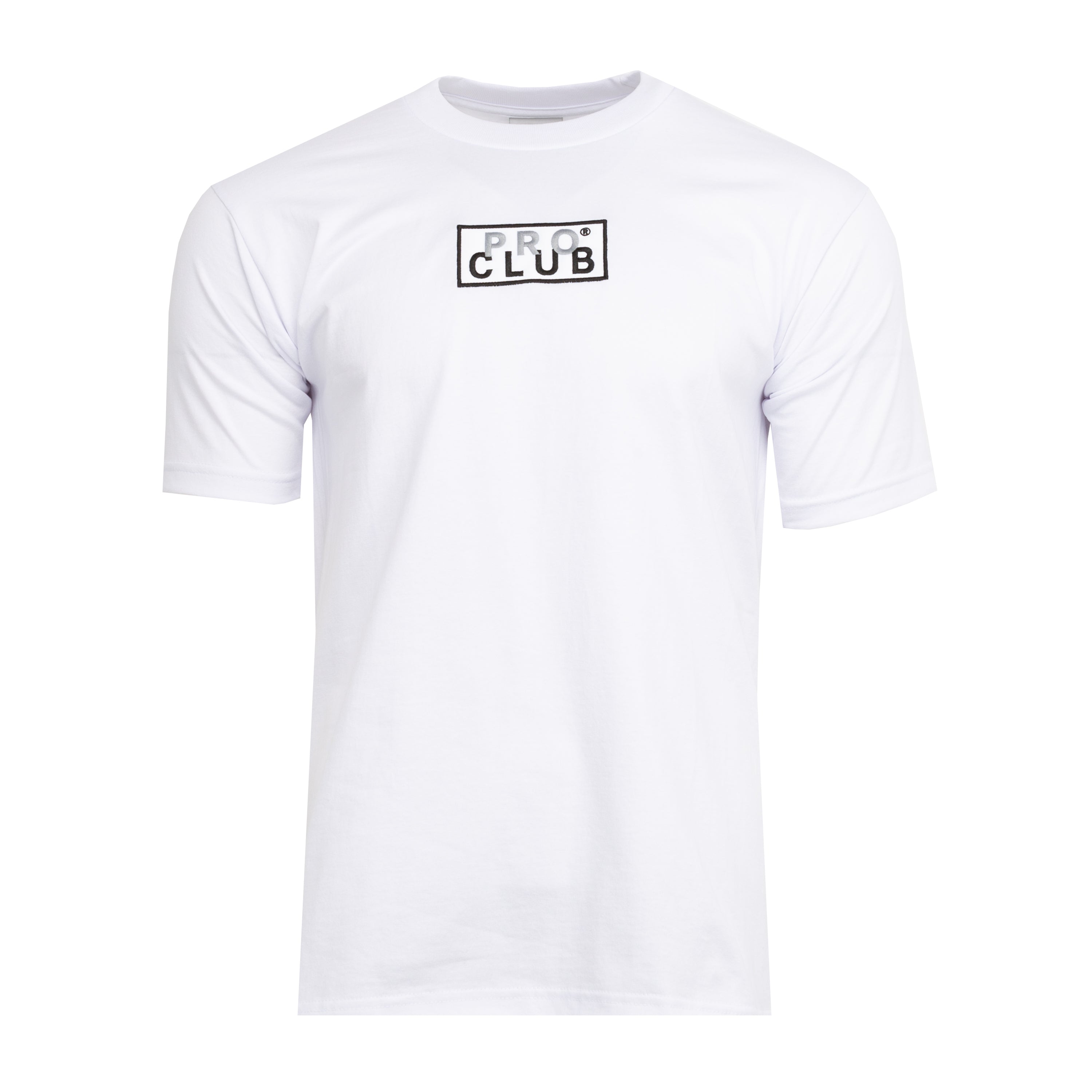 Pro Club Embroidered Box Logo Tee