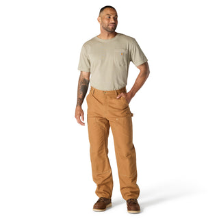 Loose Straight Firm Duck Dbl Front Dungaree -Mens