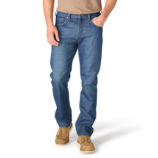 Loose Straight Rugged Flex Denim -Mens
