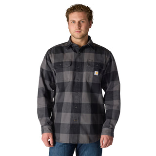 HW Loose Plaid Flannel -Mens