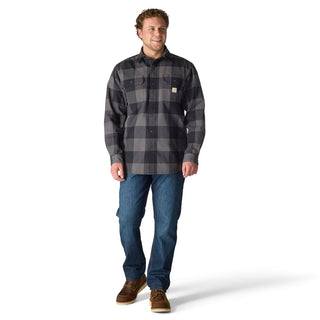 HW Loose Plaid Flannel -Mens