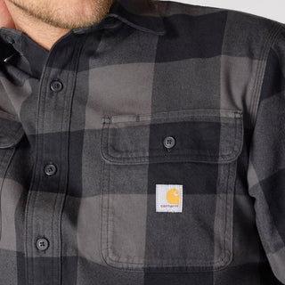 HW Loose Plaid Flannel -Mens