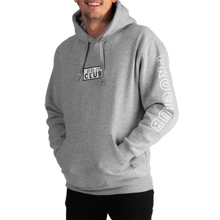 Embroidered Box Logo Hoodie - Mens