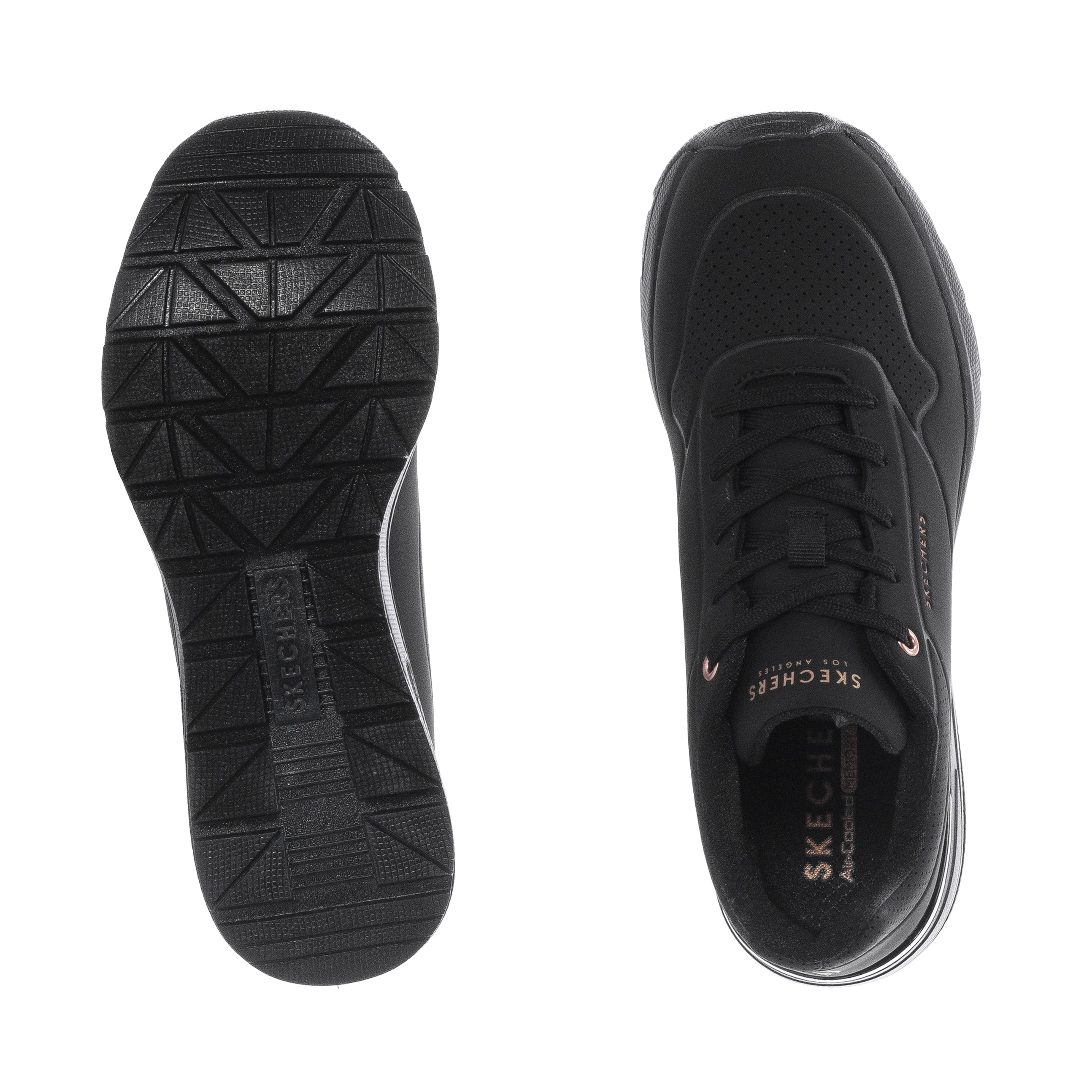 Skechers Women s Million Air Elevated Air Wedge Sneaker Black 9