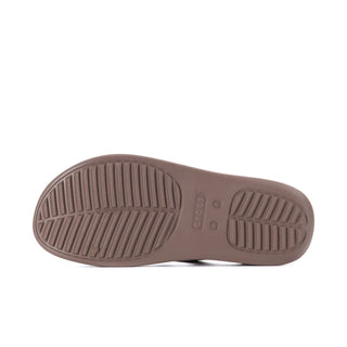 Truffle brown rubber outsole with tread pattern for traction
