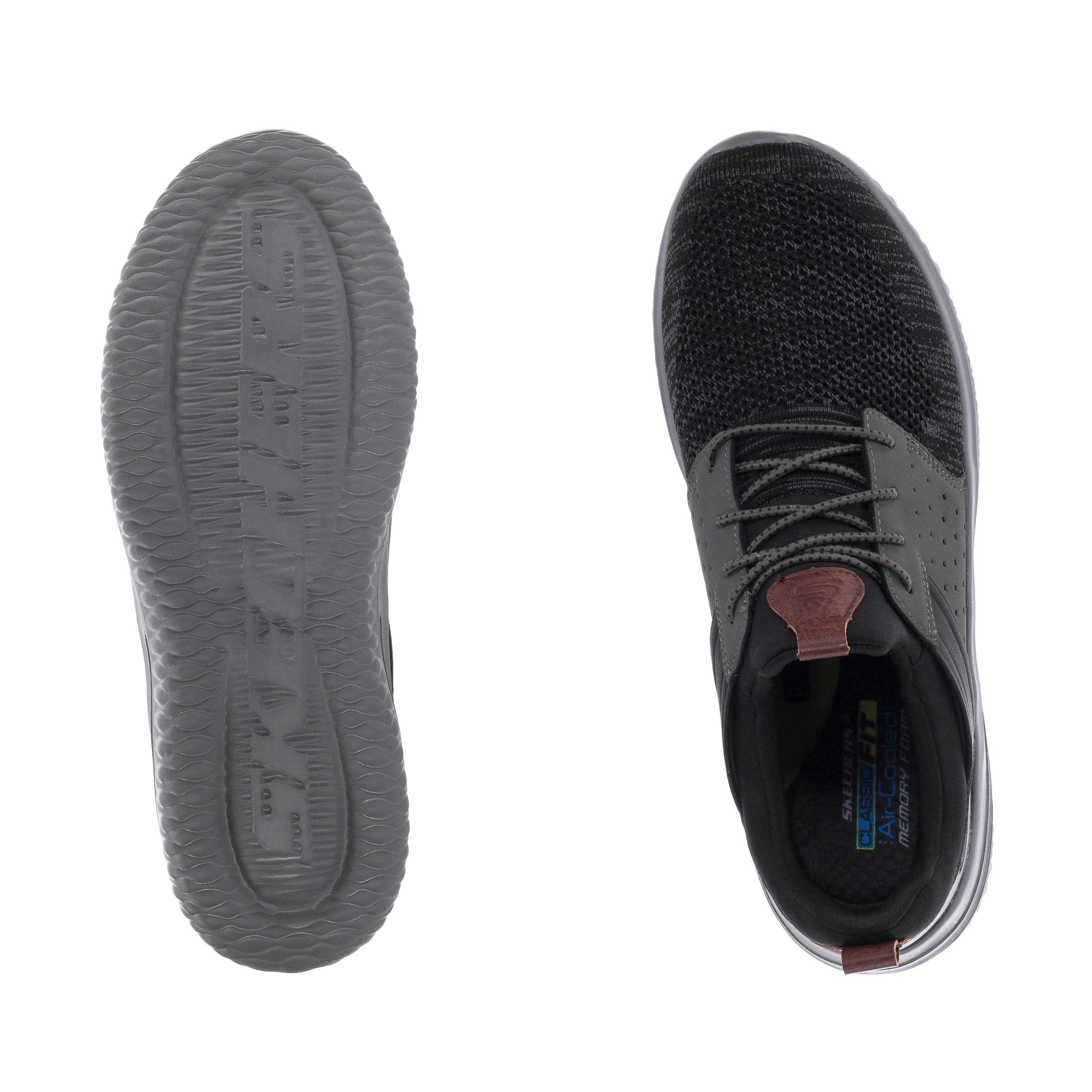 Men s Skechers Delson 3.0 Cicada Shoes 13 Black