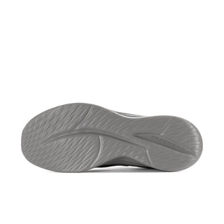 Men's sneaker outsole with textured gray tread