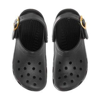Classic Metallic Buckle Clog - Womens