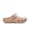Classic Metallic Buckle Clog - Womens