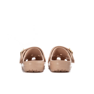 Classic Metallic Buckle Clog - Womens