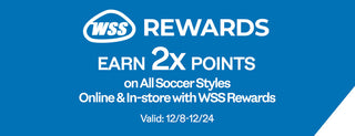 WSS Rewards promotion on a blue background with white text.