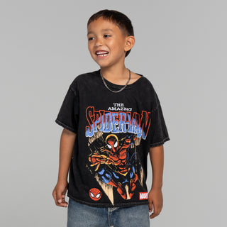 Spiderman Mineral Wash Tee - Youth