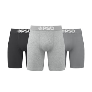 3 Pack Cotton Blend Boxer Briefs - Mens