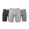 3 Pack Cotton Blend Boxer Briefs - Mens