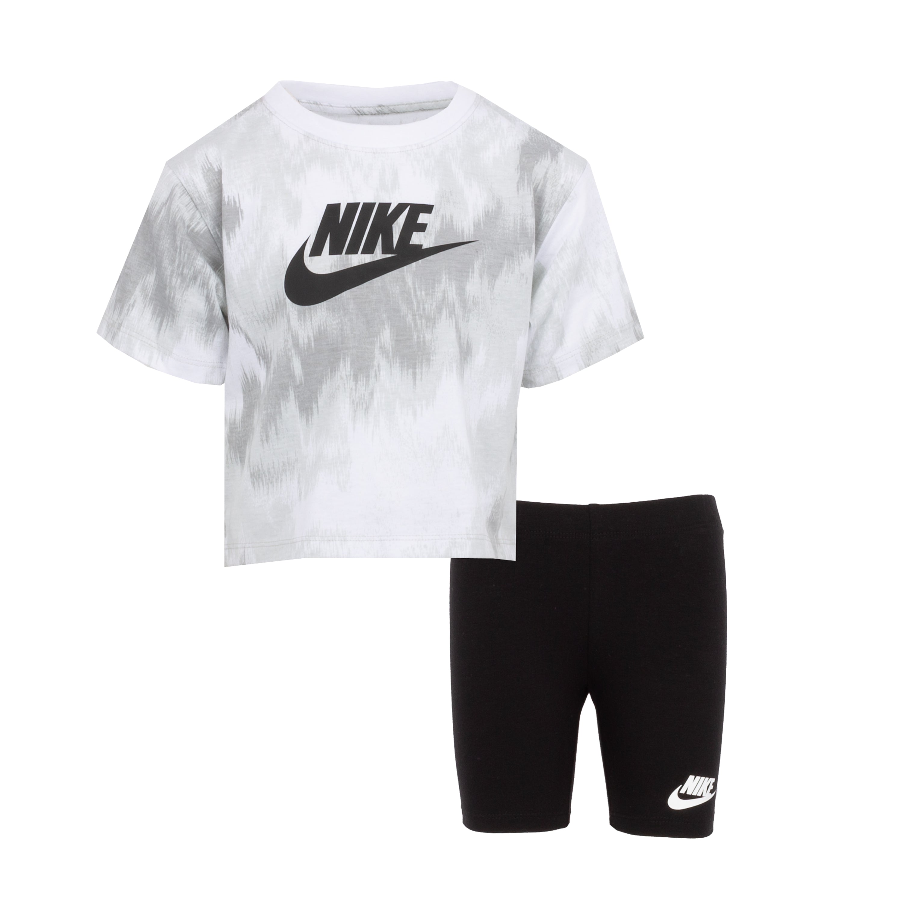 nike cycling shorts and top set