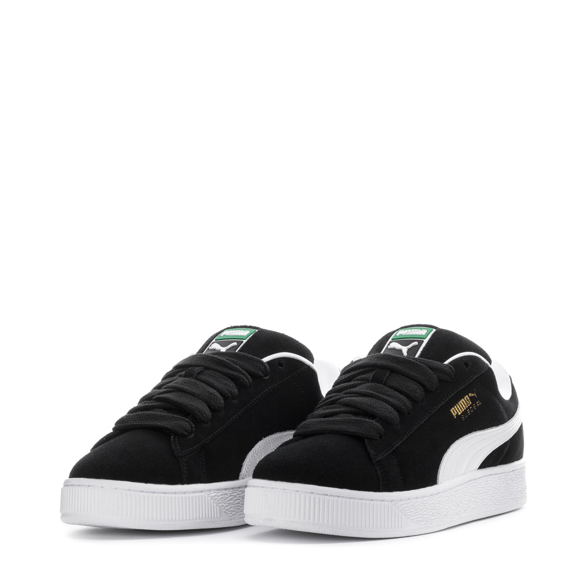Men s Puma Suede XL Black White 13