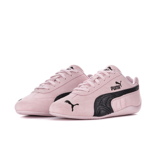 Women’s Puma Speedcat low-top sneakers in powder pink with black side panels